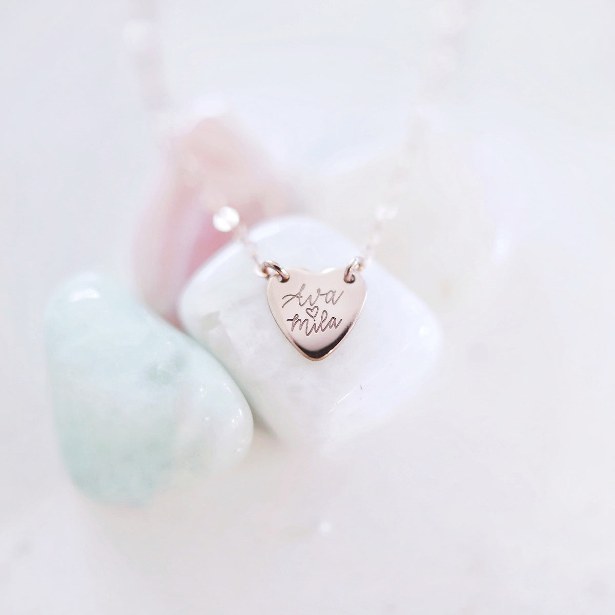 Hand Lettered Custom Heart