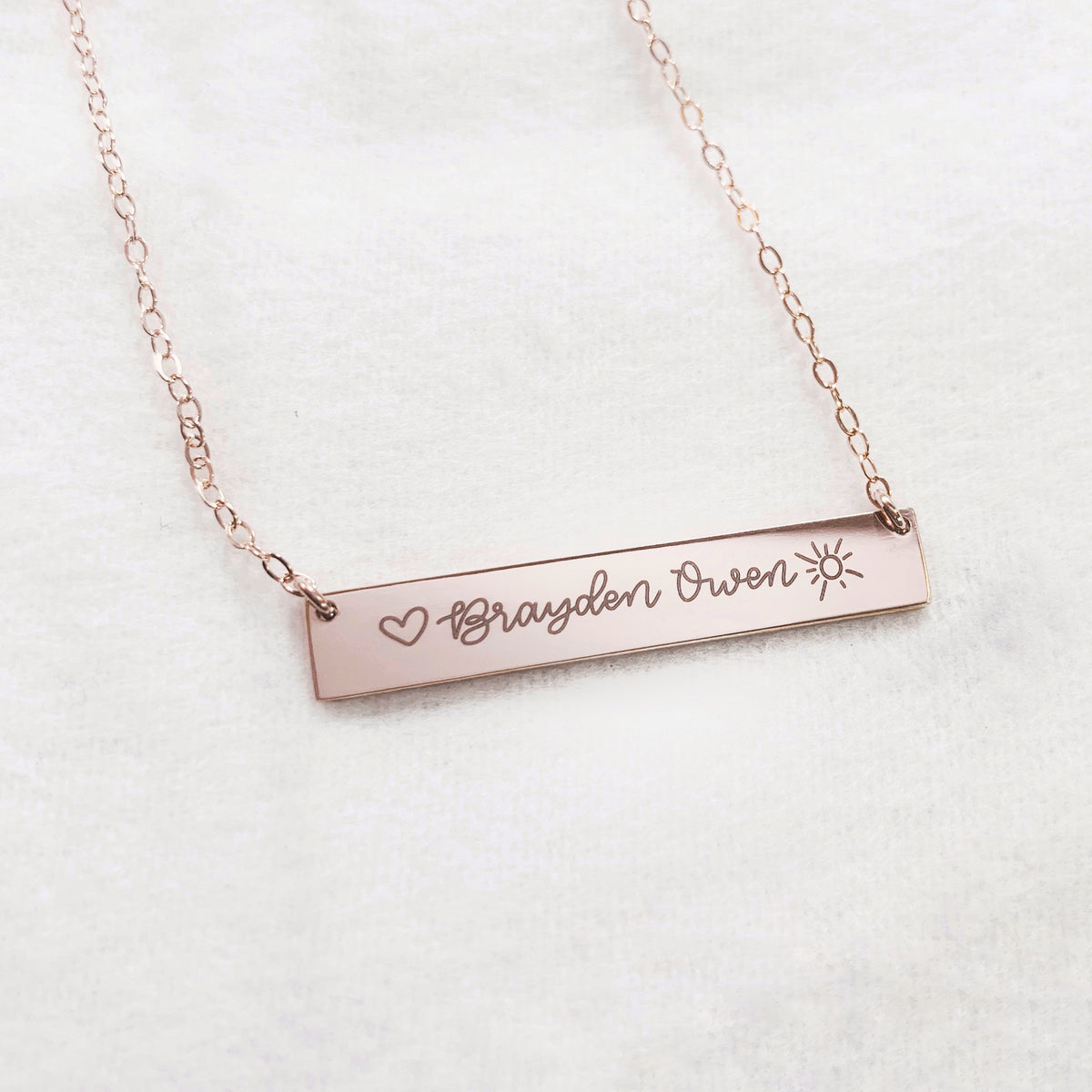 PROOF: Hand Lettered Necklace